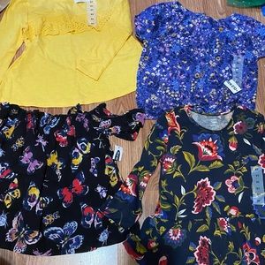 Lot of Cute 5t girls shirts - NWT . All 4 for $32